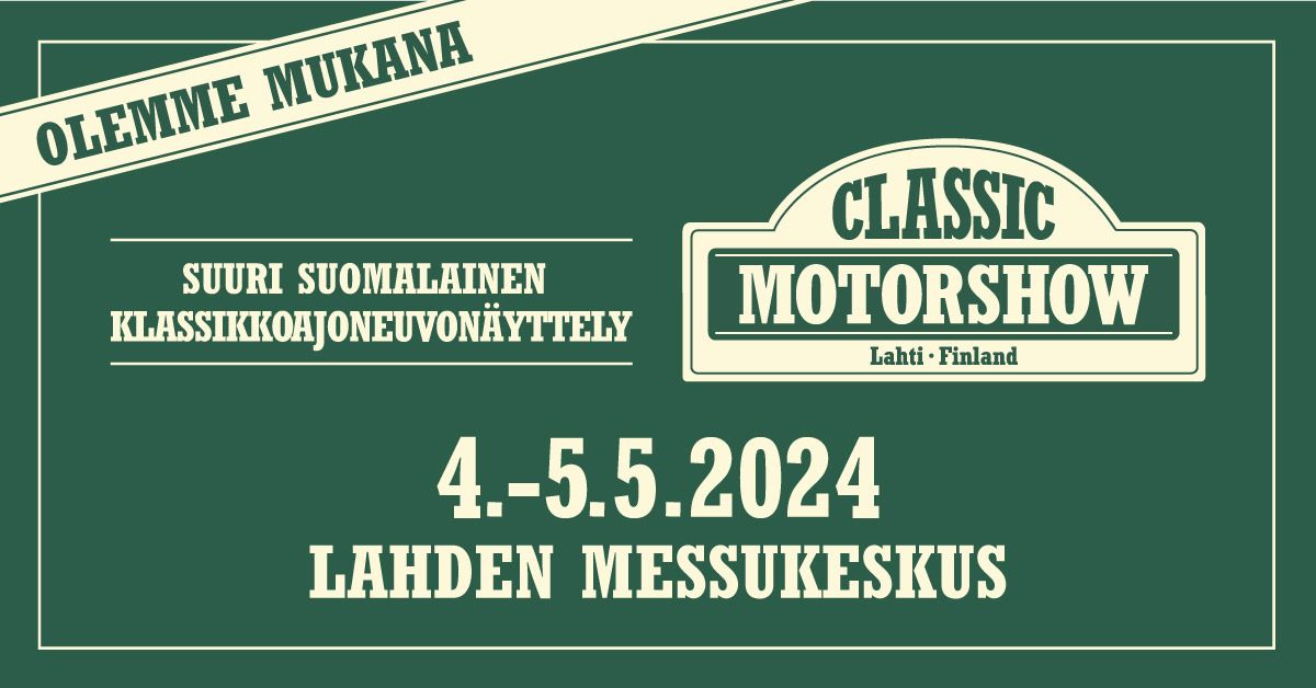 Classic Motor Show, Lahti